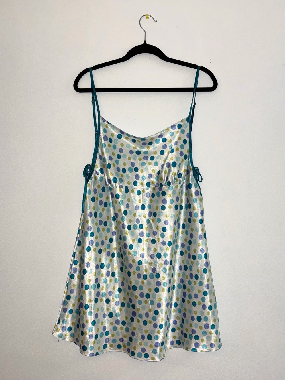 Vintage Polka Dot Mini Slip Dress